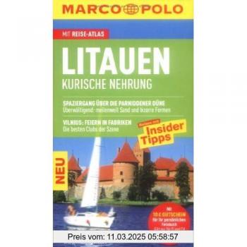 Thoralf Plath Marco Polo Reiseführer Litauen, Kurische Nehrung: Mit Reiseatlas. Reisen Mit Insider-Tipps