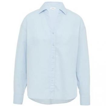 S.Oliver Women’s Light Blouse – Relaxed Fit, Turn-Up Raffung, Baumwolle