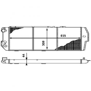MAHLE ORIGINAL Radiateur du moteur AUDI CR 404 000S 447121251G
