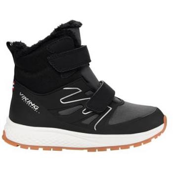 Viking Jungen Schneeschuhe Equip Defence Warm WP 2V Schwarz Größe 29
