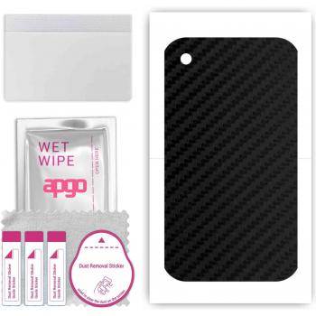 Protective Carbon Black Sticker for iPhone 3GS