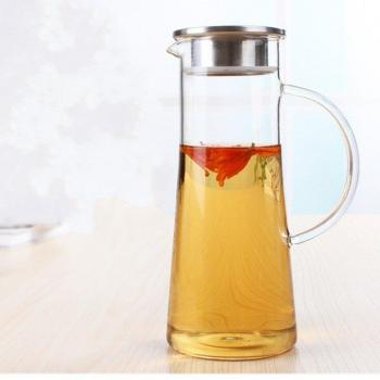 1800ML Two-Way Glass Kettle with Stainless Steel Infuser