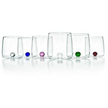 Lot de 6 Tumbler Bilia en Borosilicate Rose
