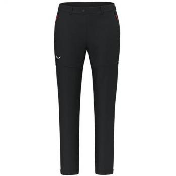 Pantaloni Trekking Donna Convertibili Salewa Puez Talvena Dst 2/1 Durastretch Nero
