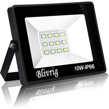 Blivrig Projecteur LED Extérieur 10W