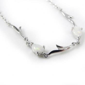 Eterna Opal: Pulsera de Plata G9286 – 5 mm