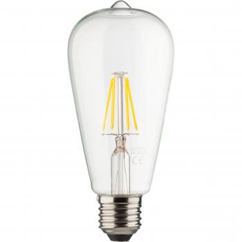 SPL BIG Flex LED 6W Goud: Grote dimbare E27 fitting, vervangt 19W