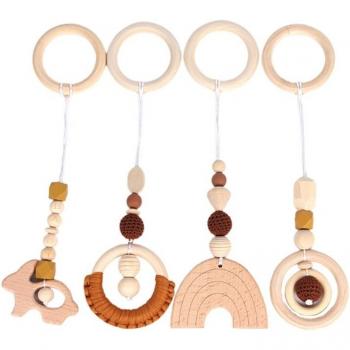 Cadre de jeu pour bébé avec hochets