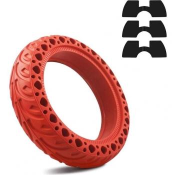8,5 Zoll fester Gummi Rad Reifen mit 3 Dämpfern für Xiaomi M365/M365 Pro Elektroroller