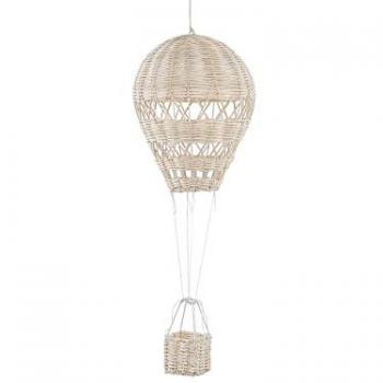 Housses de suspension montgolfière rotin naturel