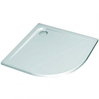Piatto doccia angolare 100 x 80 cm sinistro in acrilico bianco Ideal Standard K240701