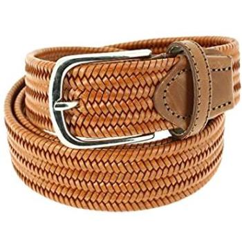 Ceinture homme tressée Tressia Marron