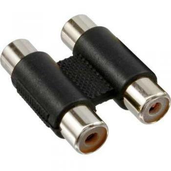 InLine Audio Adapter, 2x Cinch Kupplung, Buchse / Buchse
