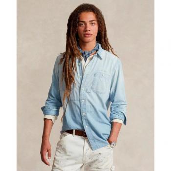Blue XL Ralph Lauren Polo Shirt – Denim Fabric