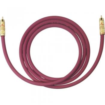 7‑Meter Bordeaux Audio/Phono Connector (Oehlbach 20547)
