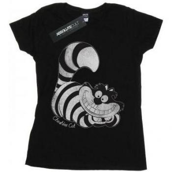 Disney Women's Alice In Wonderland Mono Cheshire Cat T-Shirt L Black