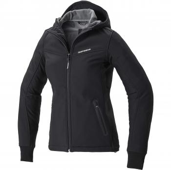 Veste de textile moto femmes Spidi Hoodi Armor Noir S