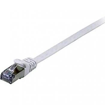 Equip 607612 Flach-Patchkabel, 3,0m, CAT.6A, Weiß