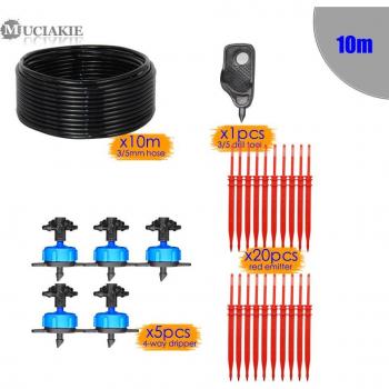 Riego por Goteo MUCIAKIE Kit de Emisores 4 Salidas