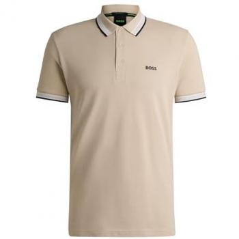 Boss Polo Maniche Corti 2XL Beige