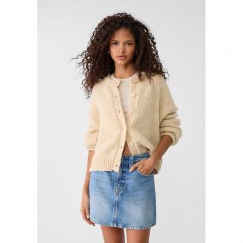 Stradivarius Blue Denim Mini Skirt Size 4