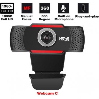Flexible 1080P Webcam for Desktop and Laptop