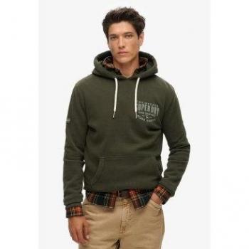 Superdry Workwear Hoodie in Olive Green (L)
