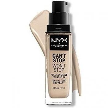 NYX Can't Stop Won't Stop Foundation, Langanhaltend, Wasserfest, Vegane Formel