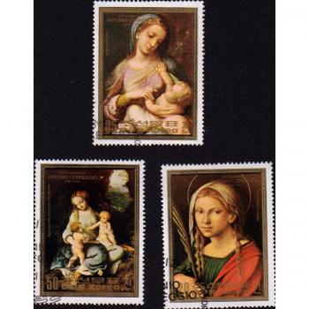 Correggio 1984, Collection de Timbres RPDC Postale (Corée)