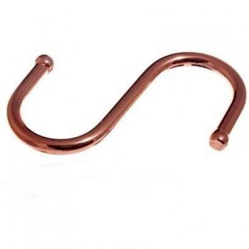Ball End Coppered S Hooks for Kitchen Rack