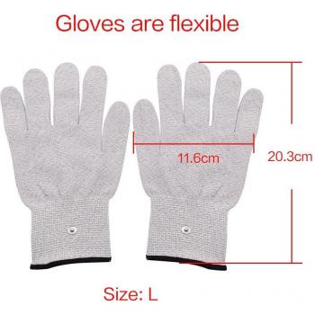 Guantes transpirables para masaje eléctrico