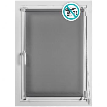 Clip&Fix Rollo Grau 75 x 180 cm