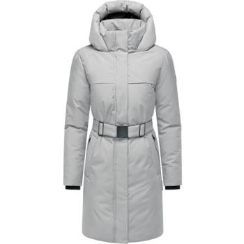 NAVAHOO Wintermantel „Gipfelspass XIV“ – Damen, 100 % Polyester, grau, XS