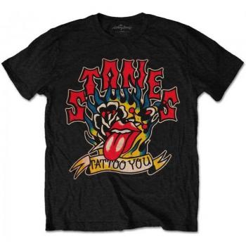 Tattoo You Flammen T-Shirt Unisex L schwarz