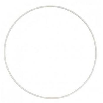 Cercle Rilsan pour abat-jour : 45 cm, finition blanche