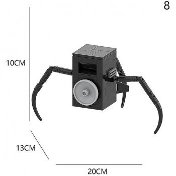 Bloque Skibidi: Kit de Construcción con Monitor y Micrófono