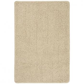 VidaXL Rutschfester Shaggy-Teppich Creme 140x200 cm
