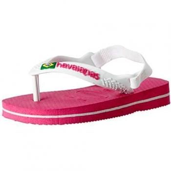 Havaianas Chanclas Unisex bebé, Modelo Brasil Logo II, Talla 22 EU