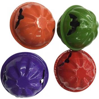 Set de chimes de citrouille artisanales – 20 perles colorées