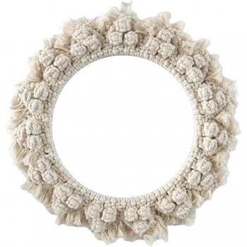 Lace Round Wall Hanging Mirror