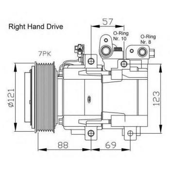 Klimaanlage Kompressor NRF 32443G