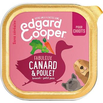 Lot Edgard & Cooper Puppy sans céréales 18 x 300 g pour chiot