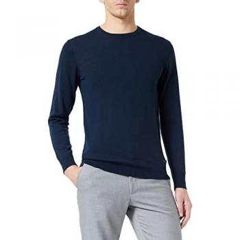 SEIDENSTICKER Regular Pullover Herren – Unifarben, Blau