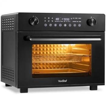 VonShef 28L Air Fryer Oven Black