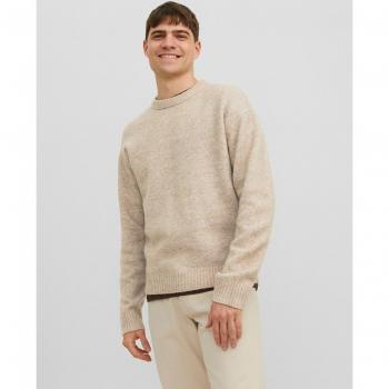 Jack & Jones Einfarbiger Strickpullover für Herren