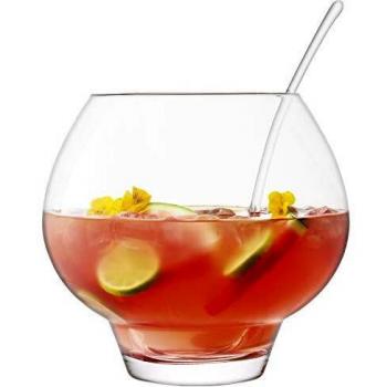 Clear Rum Punchbowl Set – LSA RU07, 27 cm