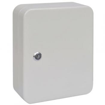 Cabinet à clés avec verrouillage intégré – blanc, acier – 20 × 7,5 × 25 cm – vidaXL