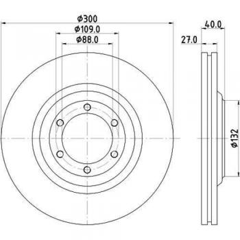Disco freno HELLAPAGID 8DD 355 125-231