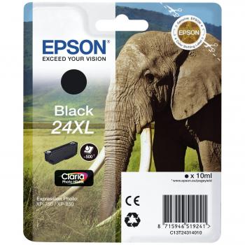 EPSON 24XL högkapacitets bläckpatron svart 10ml 500 sidor 1-pack RF-AM blister