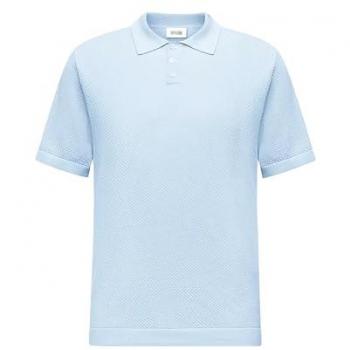Herren Poloshirt Triton von Drykorn in Hellblau, XL